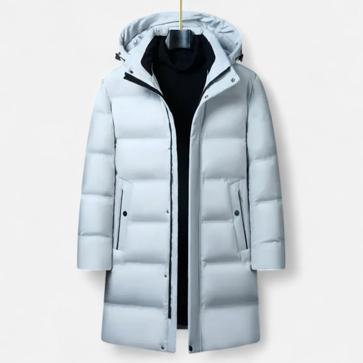 Premium Men's Winter Down Parka with Hood