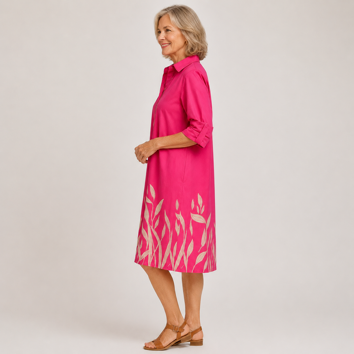 Comfortable Casual Women's Midi Dress