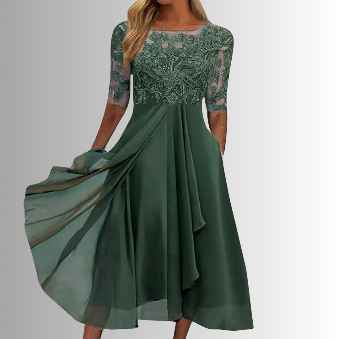 Elegant Lace Women's Dress