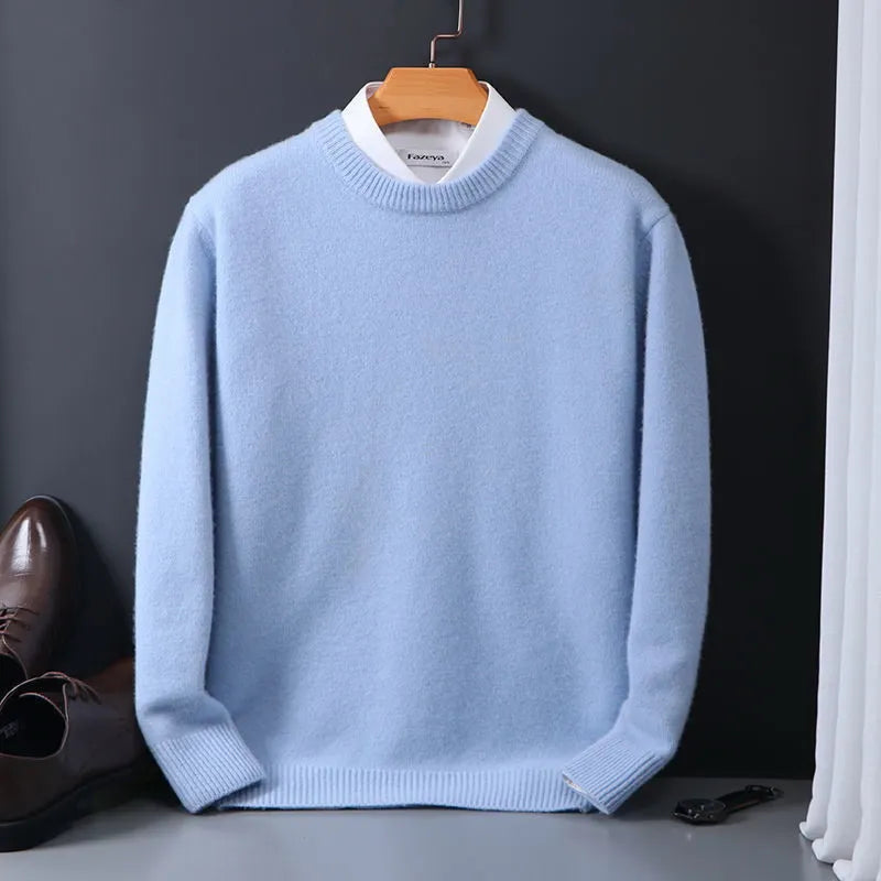 Premium Cashmere Men's Sweater - Classic Fit and Soft Quality