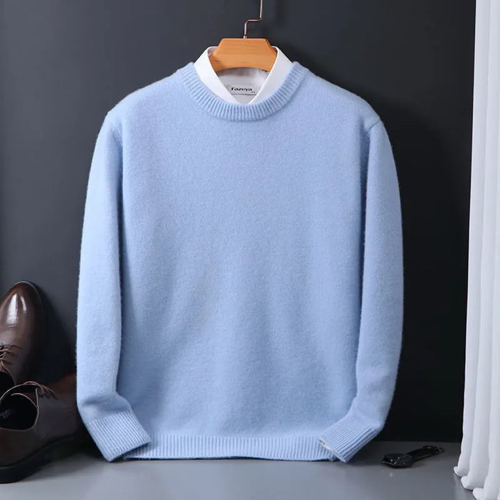 Premium Cashmere Men's Sweater - Classic Fit and Soft Quality