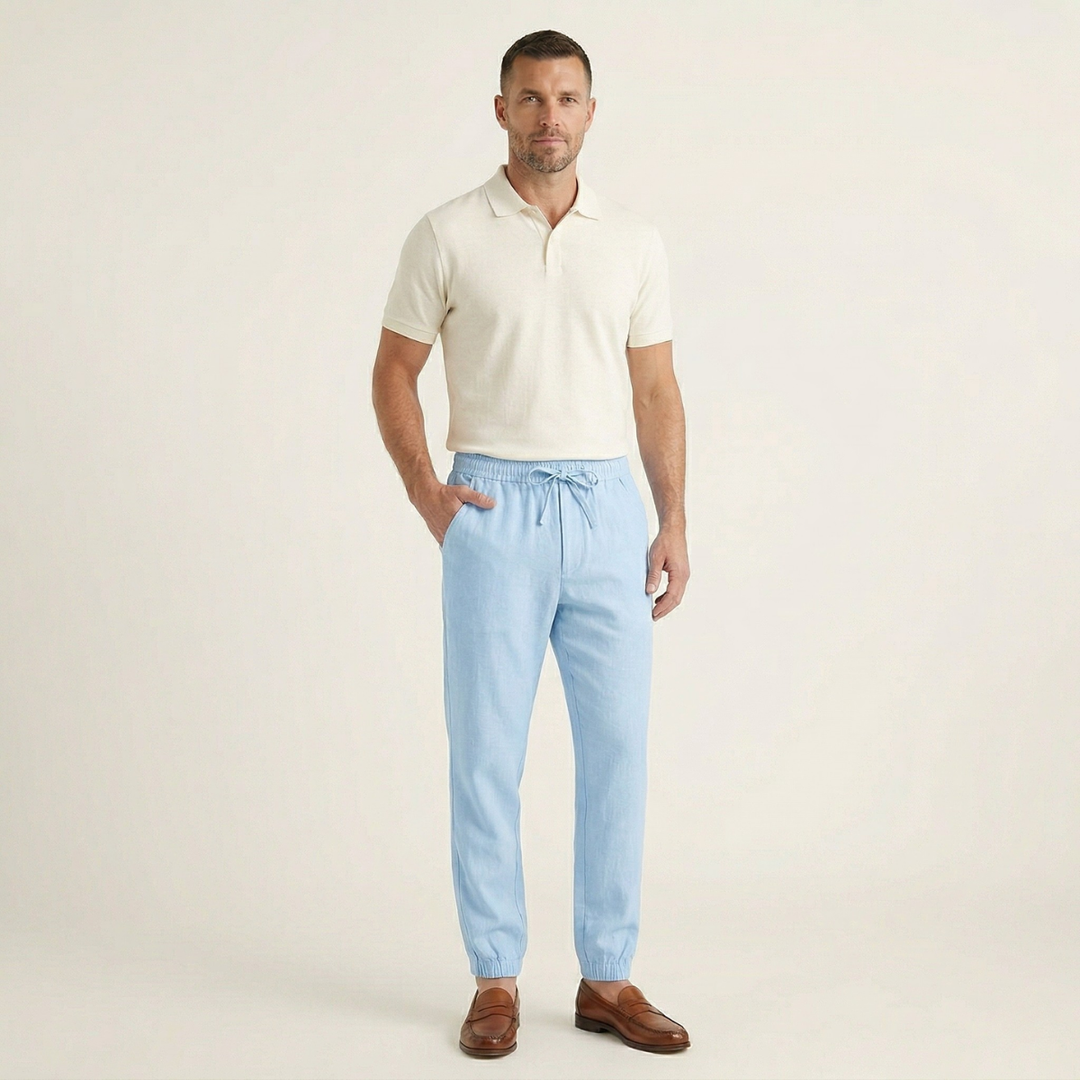 Lightweight Breathable Men's Cotton Jogger Pants