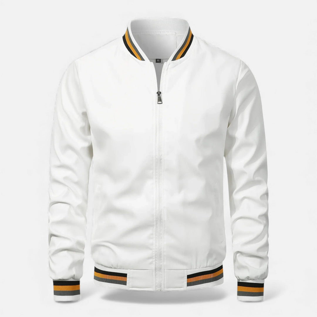 Warm Thick Men's Bomber Jacket for Fall and Winter