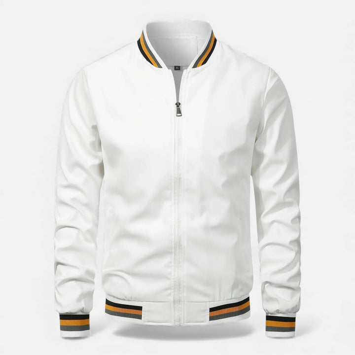 Warm Thick Men's Bomber Jacket for Fall and Winter