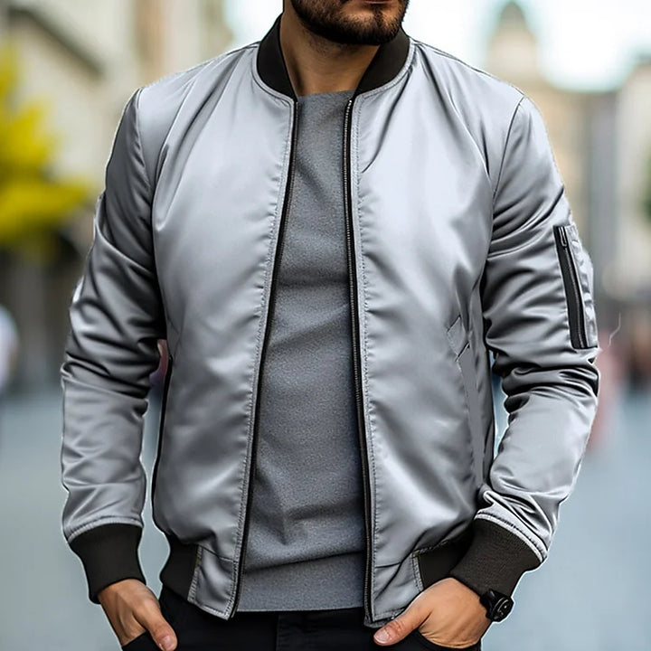 Classic Men's Bomber Jacket - Pilot Style with a Modern Fit