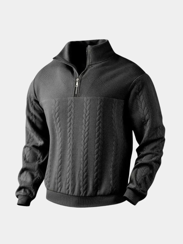 Essential Henry Quarter Zip Pullover - Cross & Crown - Cross & Crown