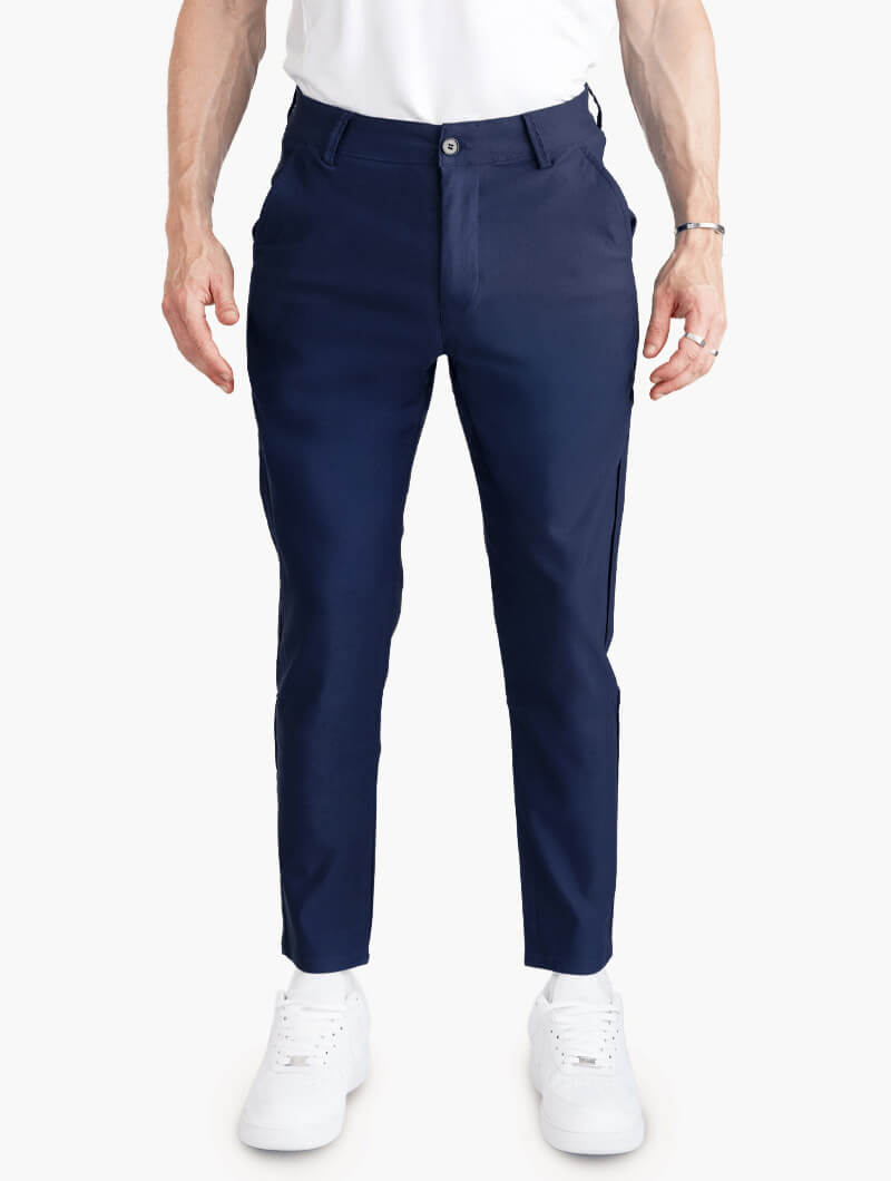 Elastic Slim-Fit Men's Pants