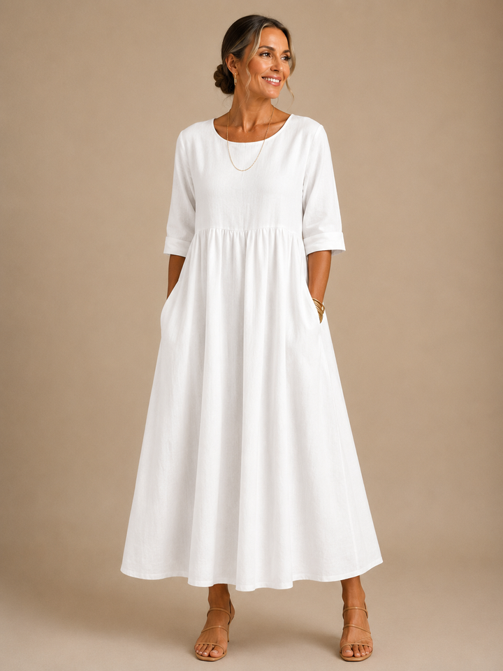Elegant Breathable Women's Flattering Dress