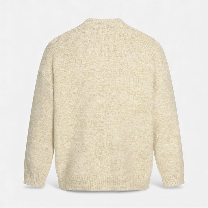 Classic Wool-Effect Men's Crew Neck Sweater