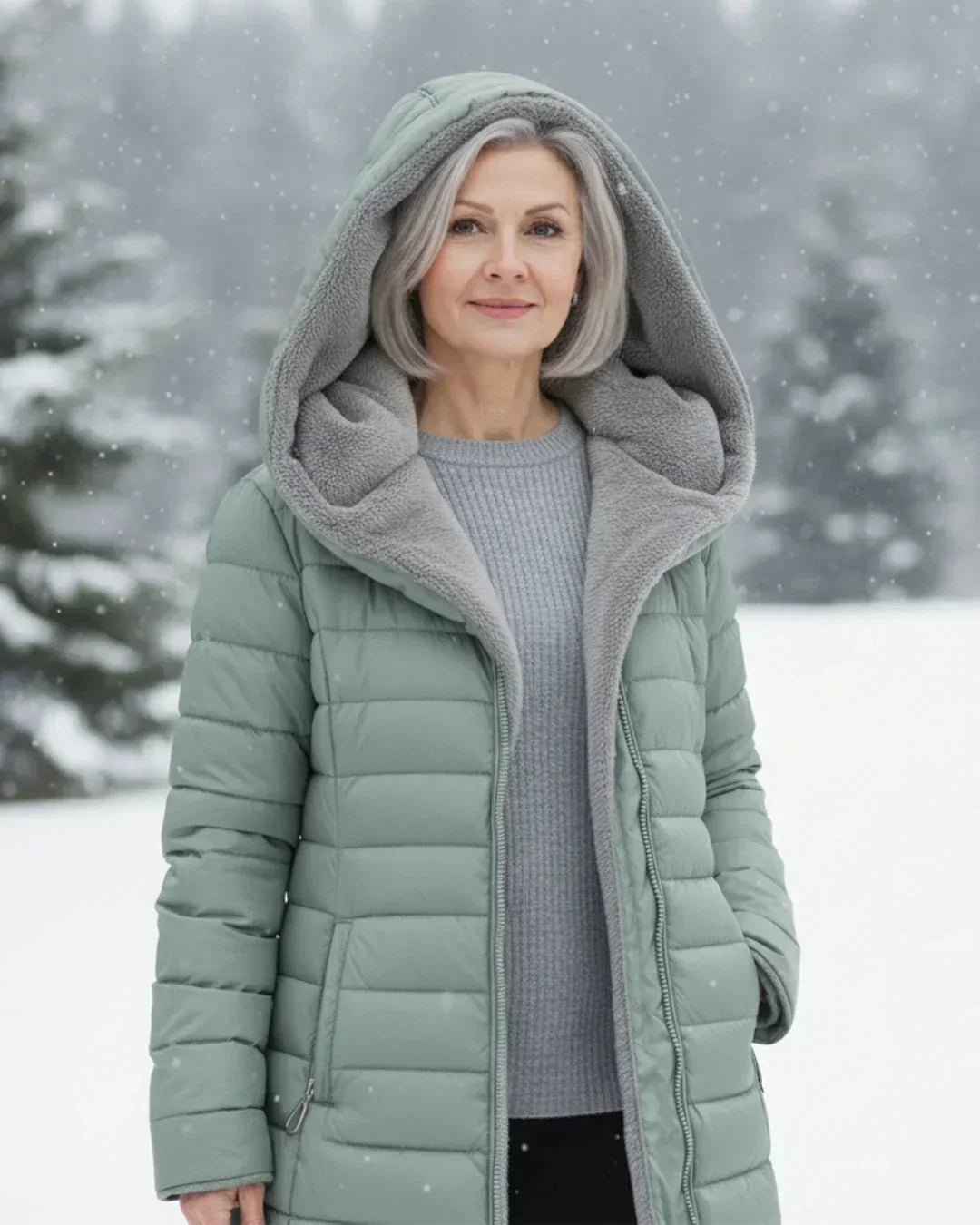 Warm Elegant Women's Padded Winter Jacket