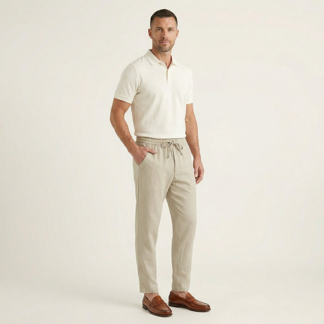 Lightweight Breathable Men's Cotton Jogger Pants