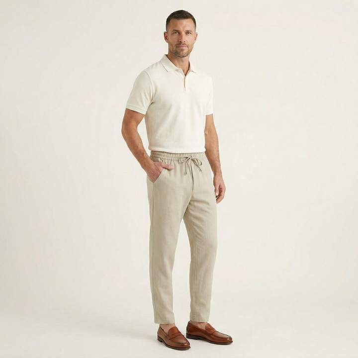 Lightweight Breathable Men's Cotton Jogger Pants