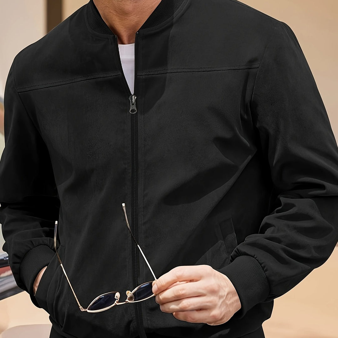 Vintage Suede-Look Men's Jacket