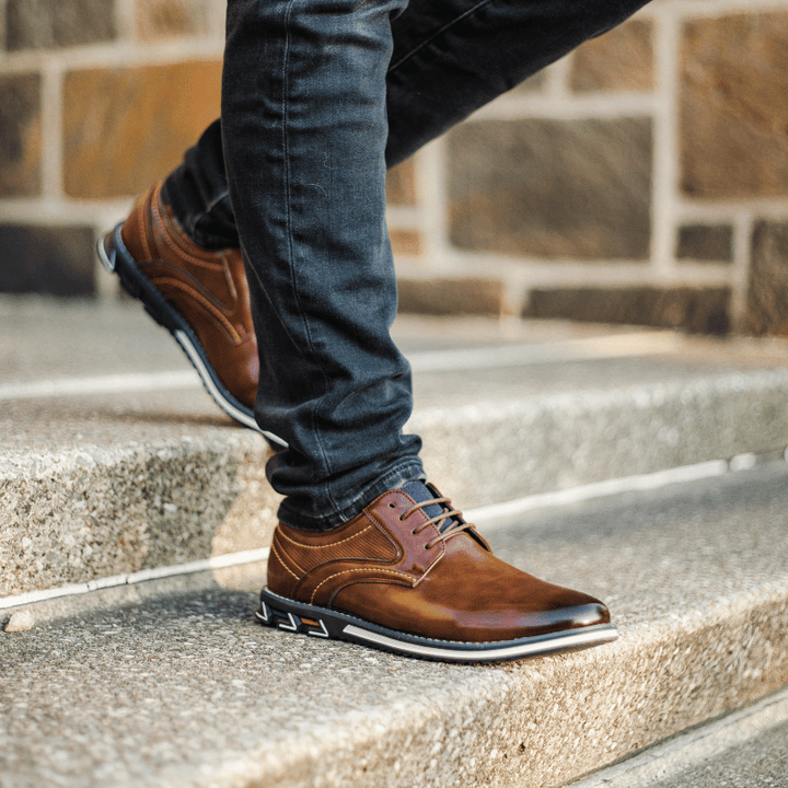 Orthopedic Business Men's Lace-Up Shoes