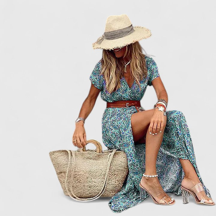 Sophisticated Bohemian Women's Maxi Dress
