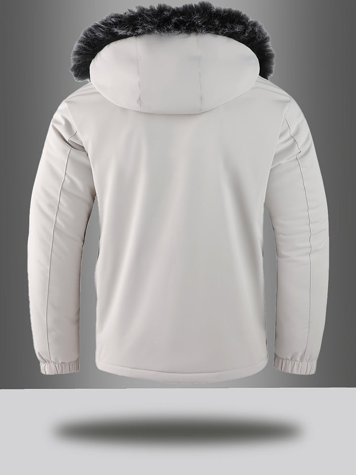 Men's Warm Winter Parka with Hood