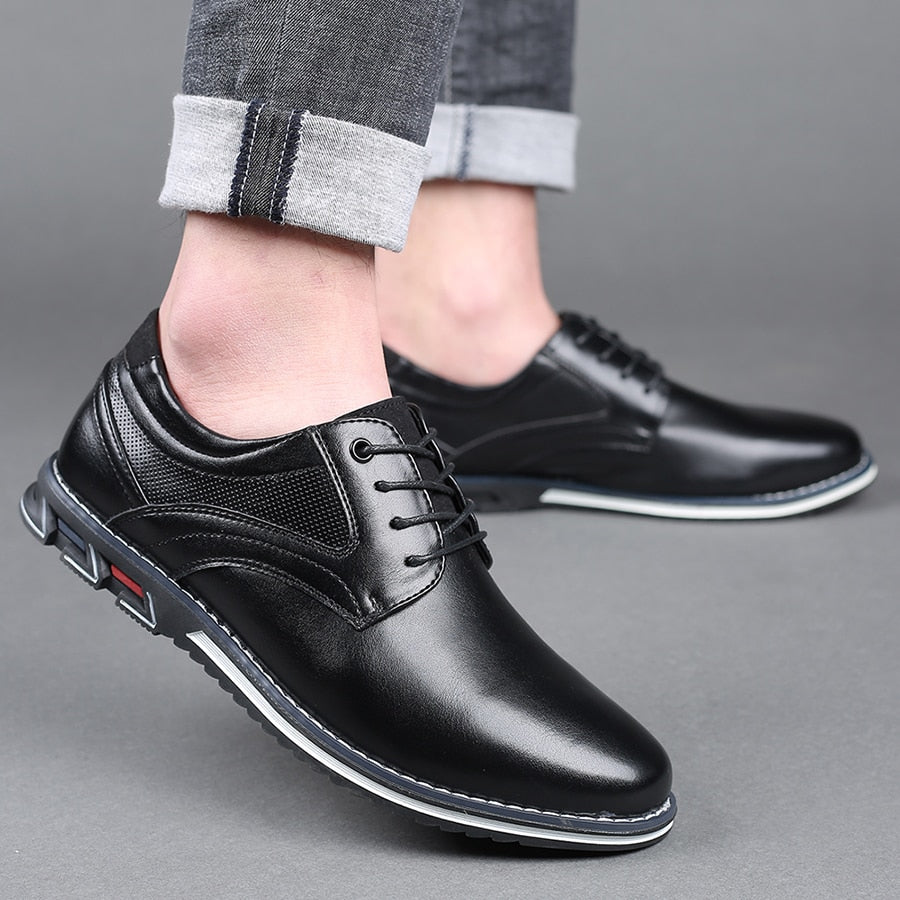 Orthopedic Business Men's Lace-Up Shoes
