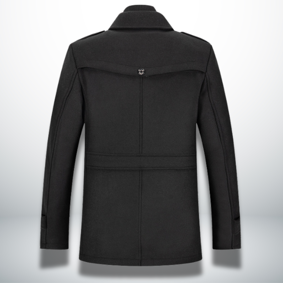 Elegant Men's Wool Winter Coat