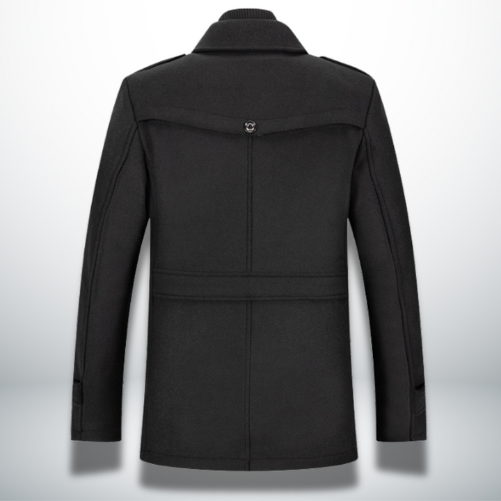 Elegant Men's Wool Winter Coat