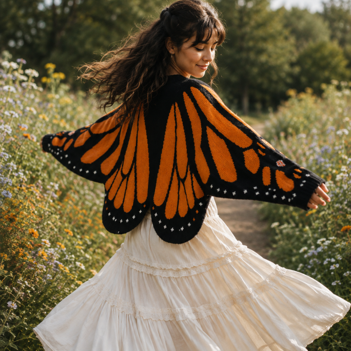 Stylish Butterfly Women's Cardigan