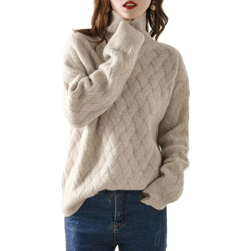 Luxurious Cashmere Women's Sweater - Timeless Elegance
