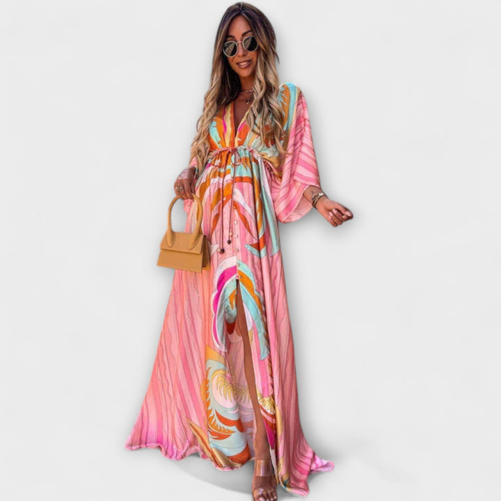 Colorful Women's Dress with Vibrant Colors - Flattering Silhouette
