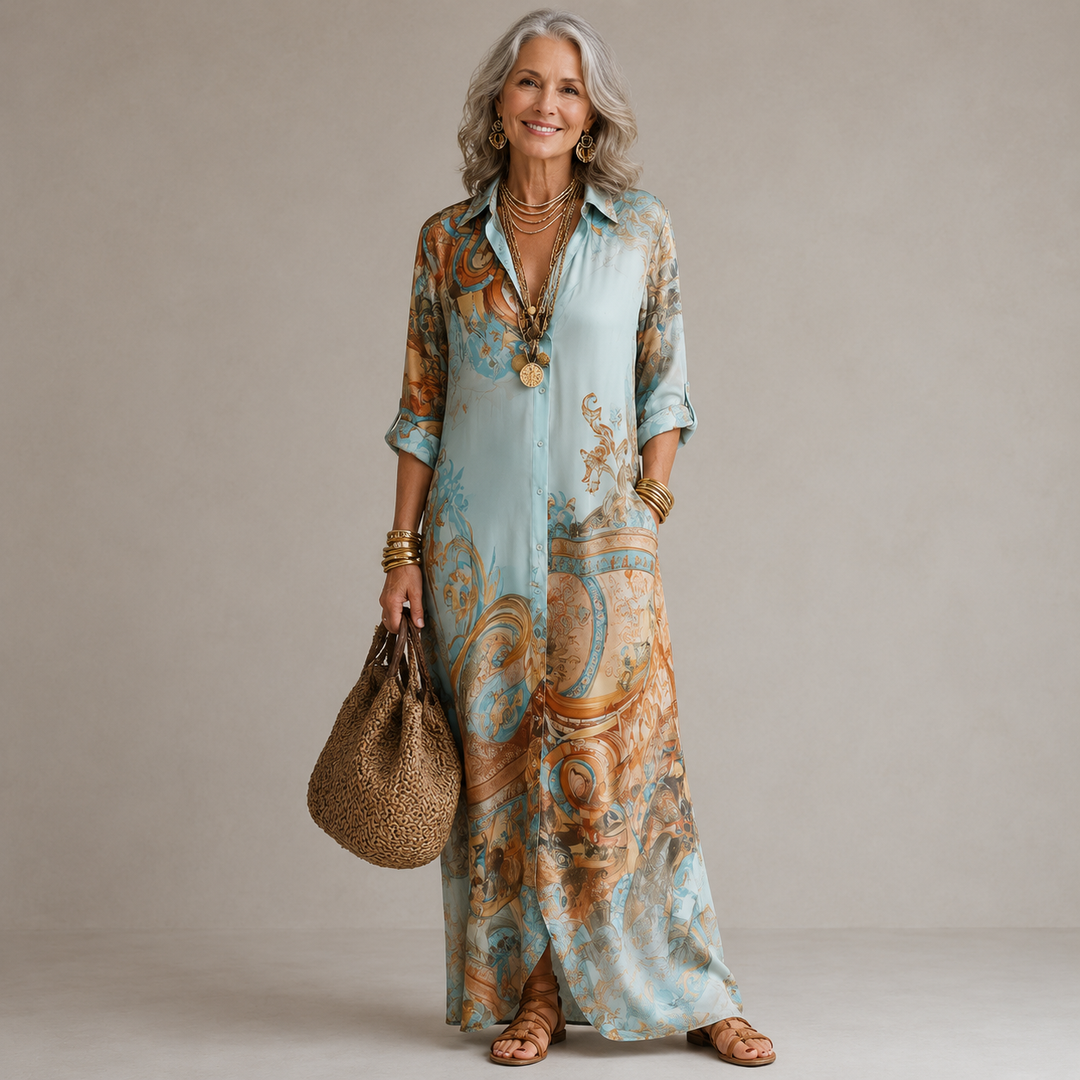 Elegant Flowing Women's Maxi Dress