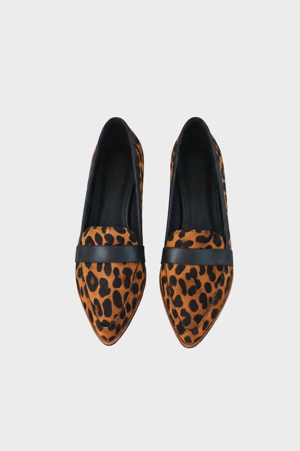 Elegant Pointed-Toe Women's Suede Loafers with Block Heel