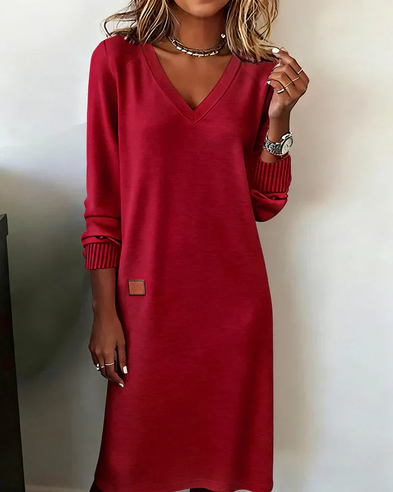 Cozy Comfortable Women's Midi Dress