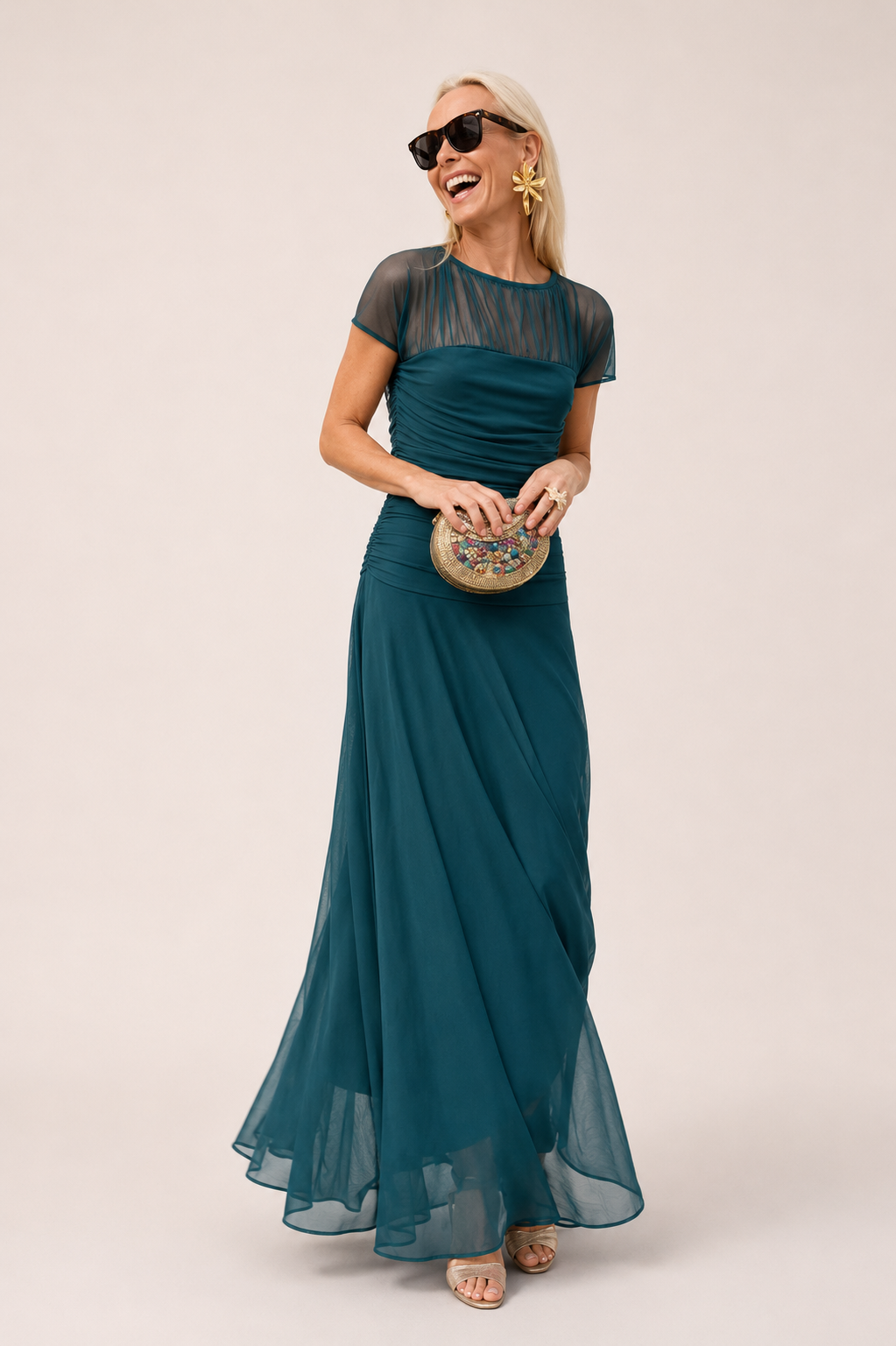 Elegant Lightweight Women's Chiffon Dress