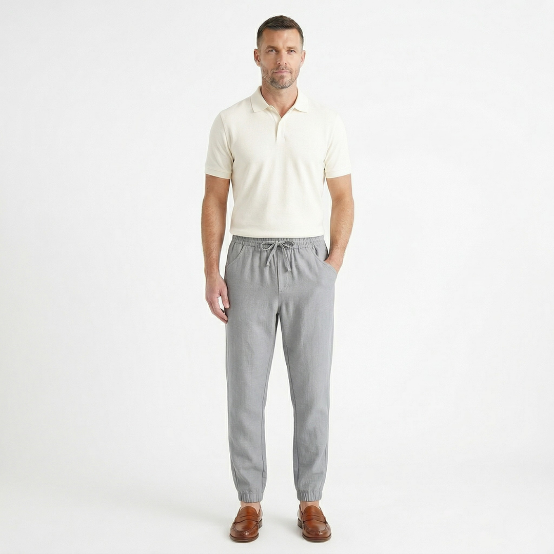 Lightweight Breathable Men's Cotton Jogger Pants