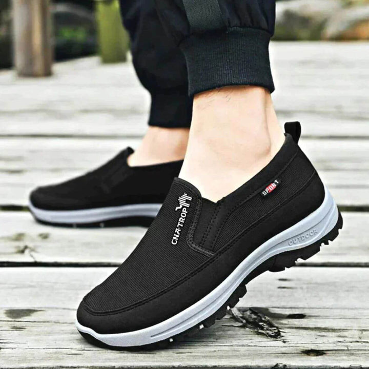 Orthopedic Men's Comfort Shoes - Ergonomic Insoles and Premium Leather