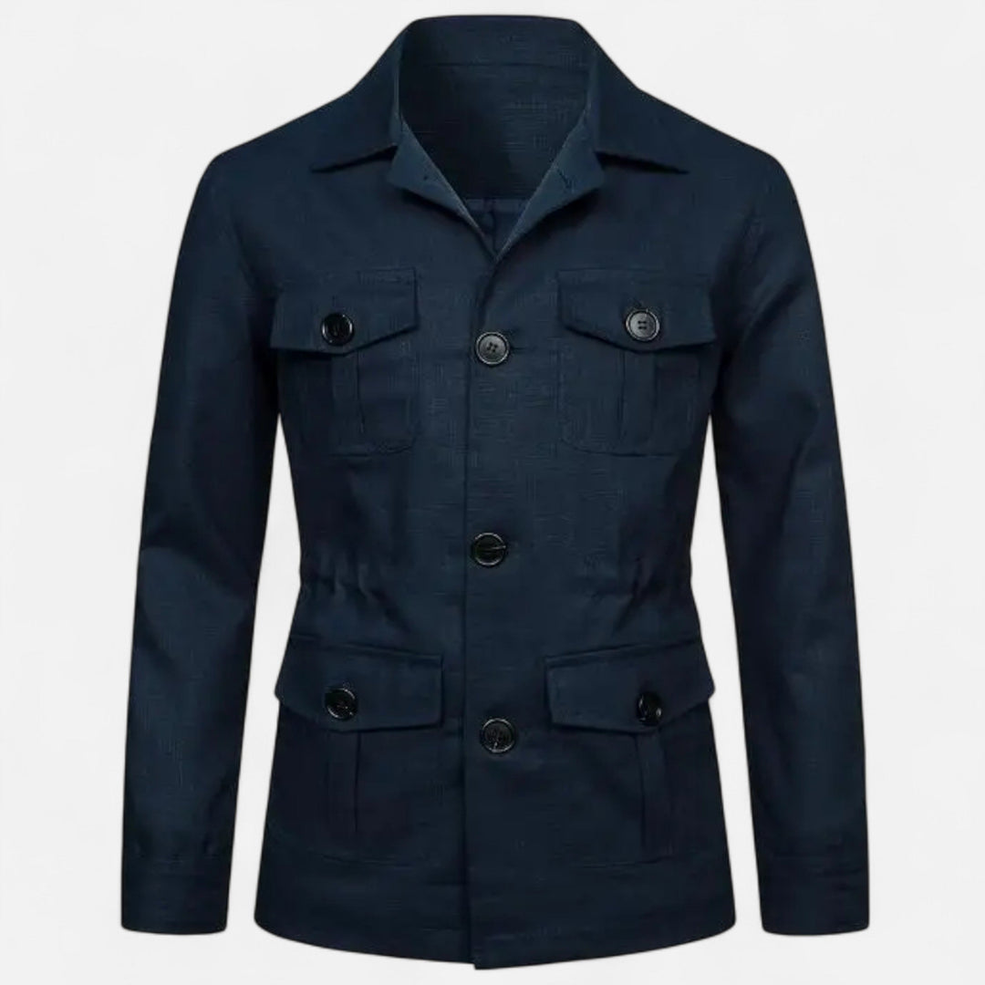 Functional Fall-Winter Men's Cargo Jacket