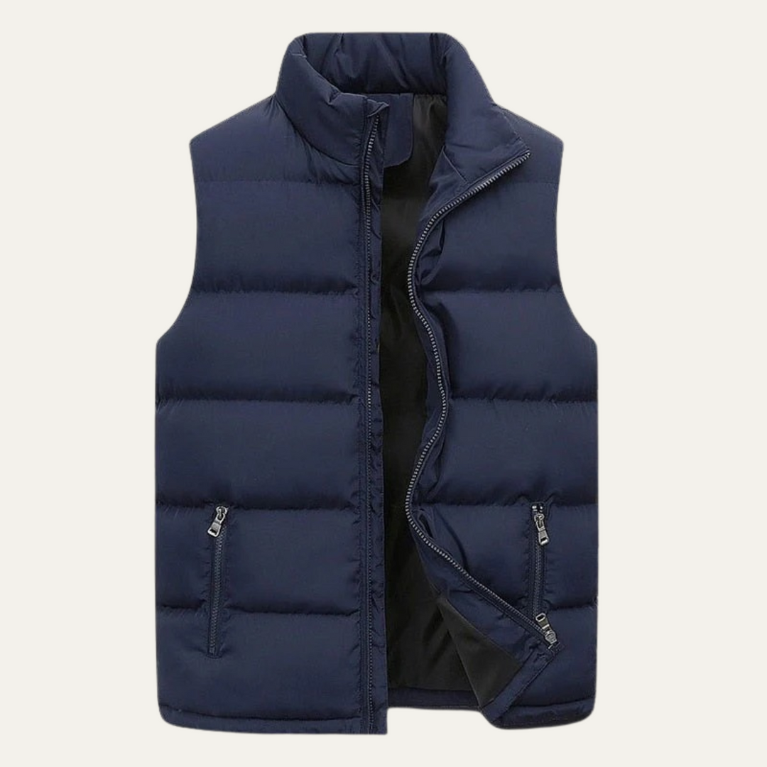 Warm Lightweight Men's Padded Puffer Vest