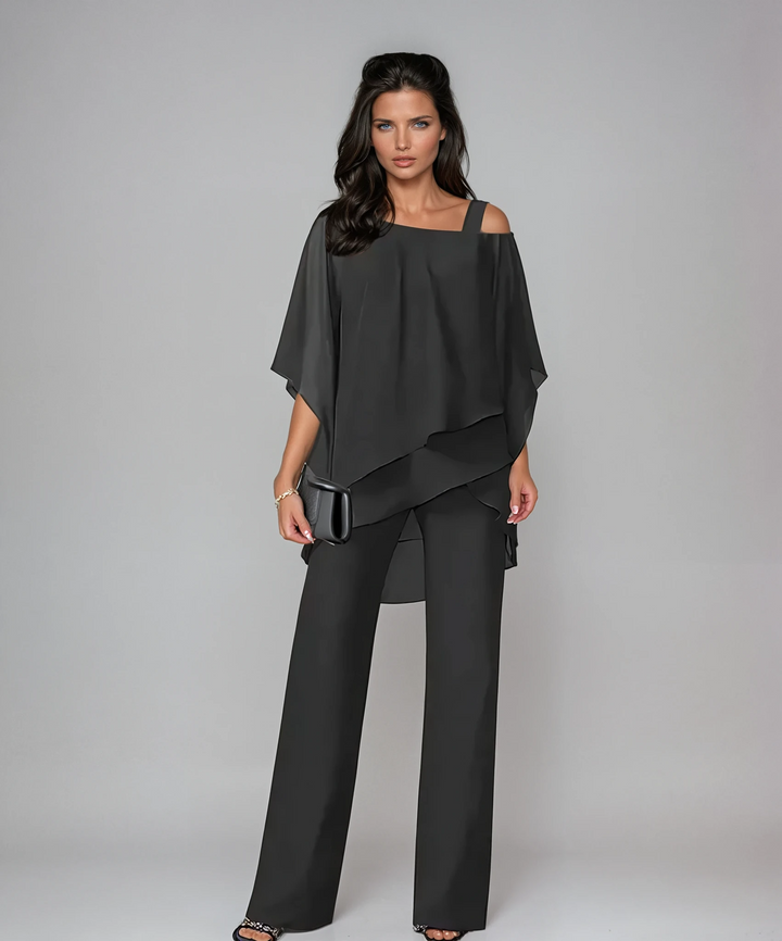 Elegant Layered Women's Two-Piece Set