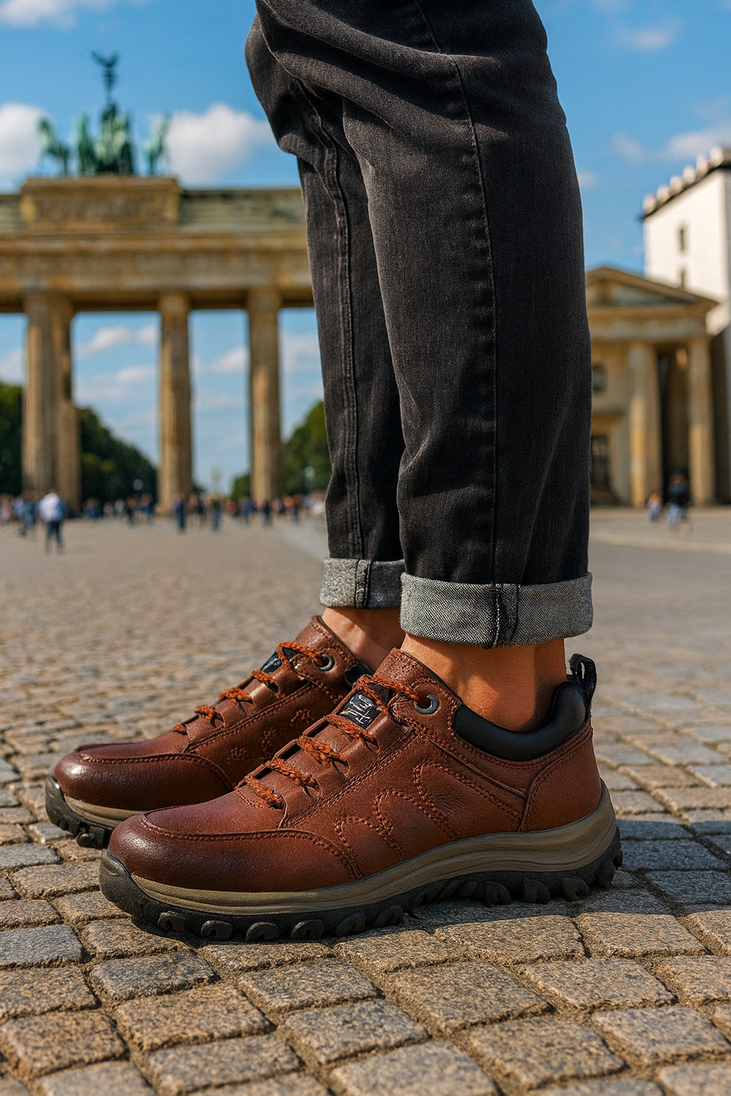 Men's Casual Hiking Shoes - Comfortable Outdoor Sneakers for Everyday and Sport