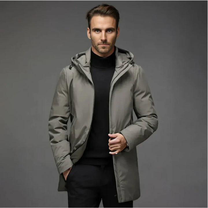 Premium Men's Winter Coat - Slim Fit Design for Business and Casual Wear