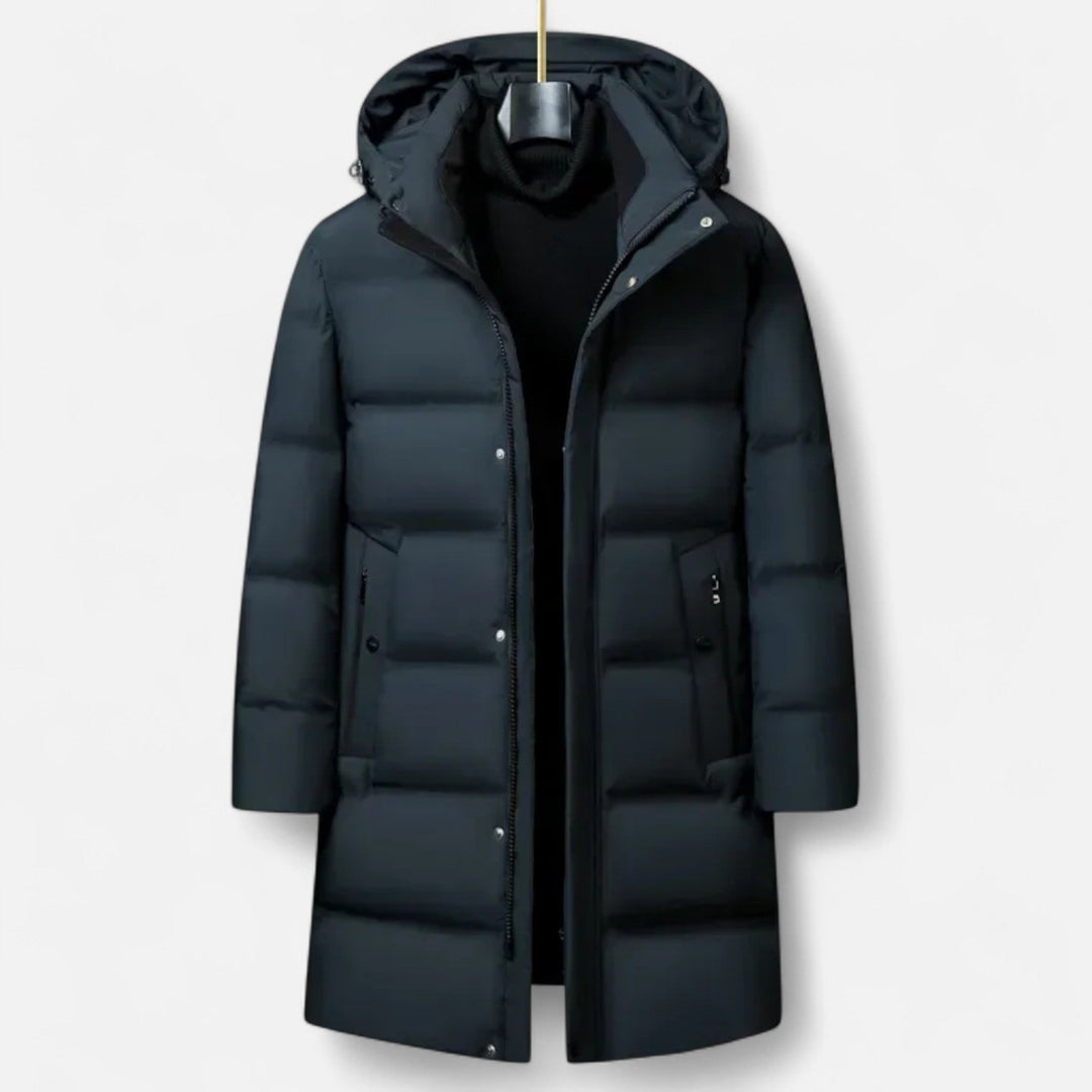 Premium Men's Winter Down Parka with Hood