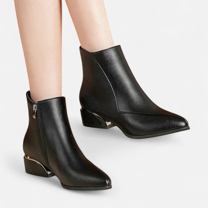 Elegant Pointed-Toe Women's Ankle Boots