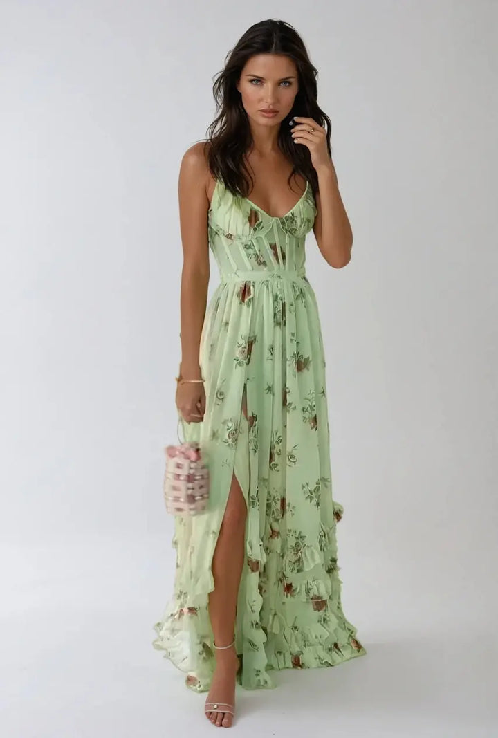 Elegant Flowing Women's Summer Dress