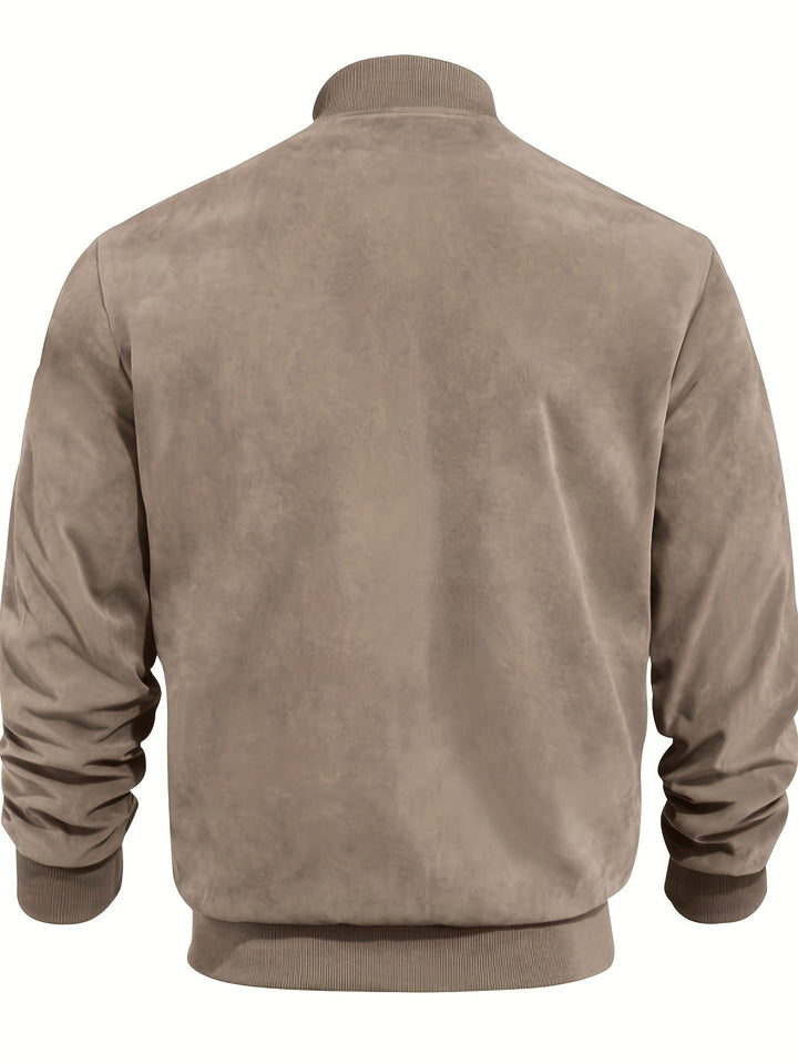 Vintage Suede-Look Men's Jacket