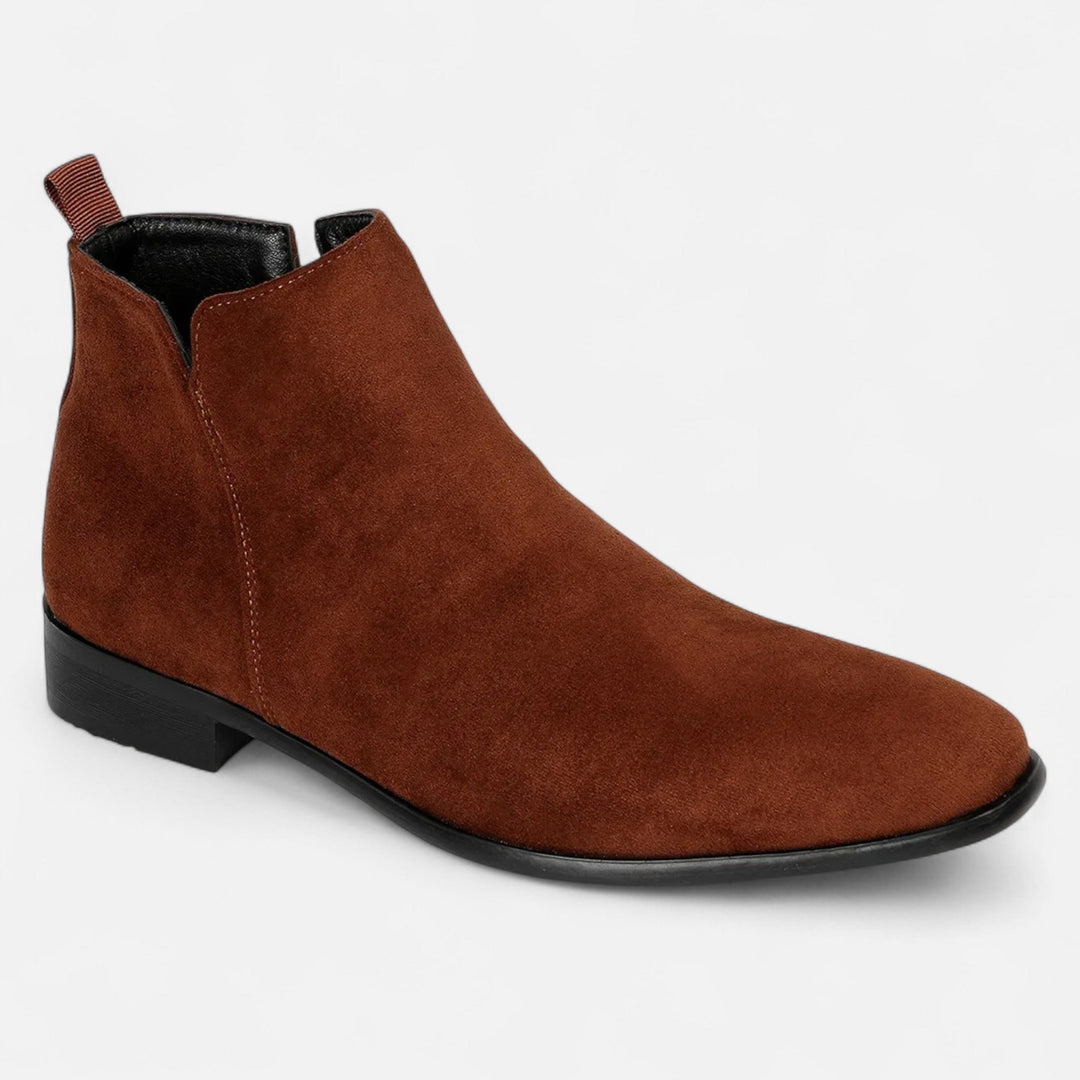 Elegant Square Toe Chelsea Boots for Men