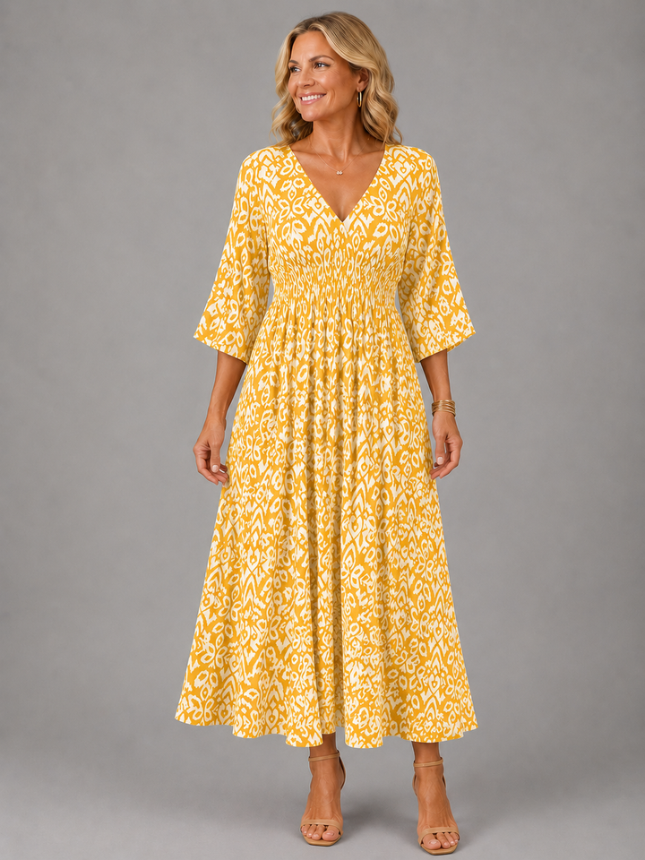Bohemian Flow Women's Midi Dress