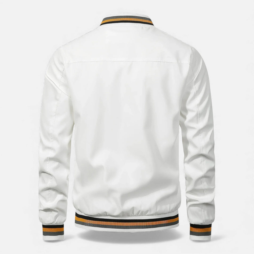 Warm Thick Men's Bomber Jacket for Fall and Winter