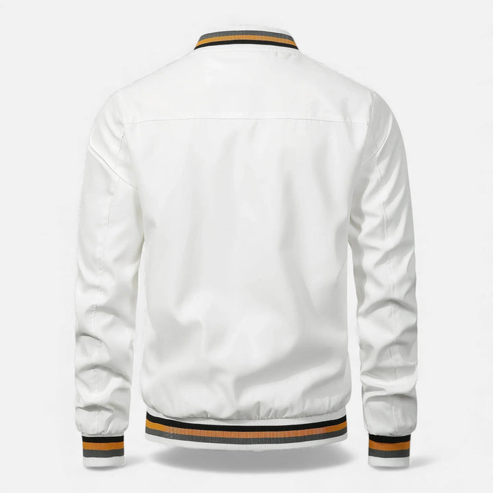 Warm Thick Men's Bomber Jacket for Fall and Winter