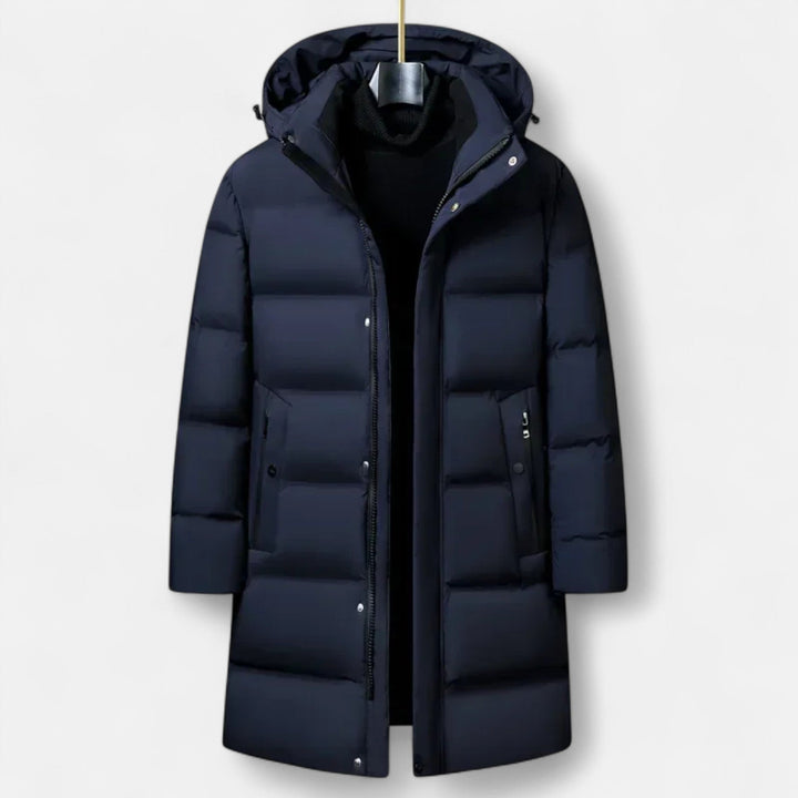 Premium Men's Winter Down Parka with Hood