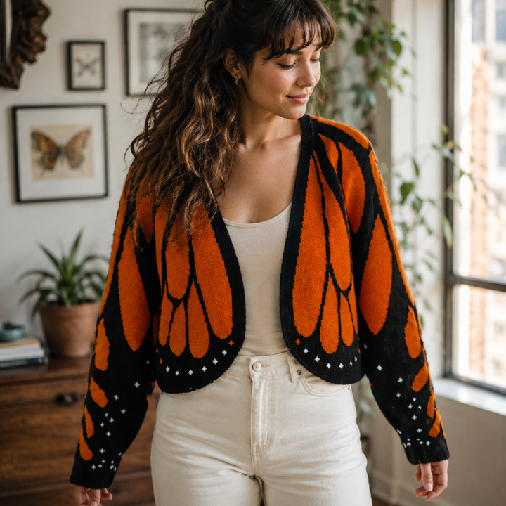 Stylish Butterfly Women's Cardigan