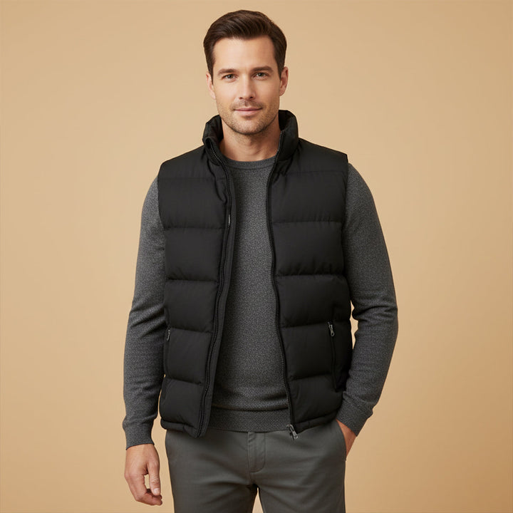 Warm Lightweight Men's Padded Puffer Vest