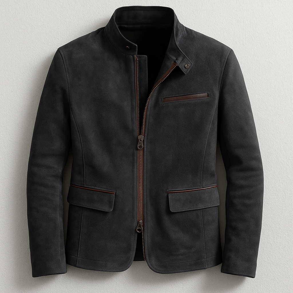Premium Suede Men's Jacket for Every Season
