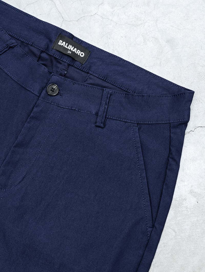 Elastic Slim-Fit Men's Pants